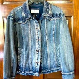 Back in The Saddle denim jacket, size medium